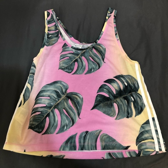 Adidas Monstera Print Tank - Picture 2 of 3